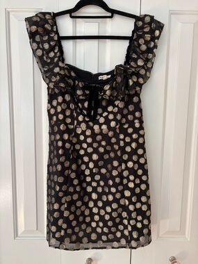 For Love & Lemons Lottie Ruffle Mini Dress